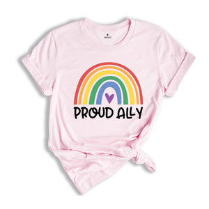 Proud Ally Shirt, Pride Month Shirt, Pride Shirt, Lgbt Shirt, Lgbtq Shirt, Pride T-Shirt, Lgbt T-Shirt, Lgbtq Proud Ally, Equal Rights Tee