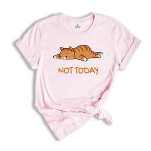 Not Today Cat Shirt, Funny Kitten Shirt, Funny Cat Tshirts, Lazy Cats, Sleepy Cat Lover Shirt, Lazy Cat Tees