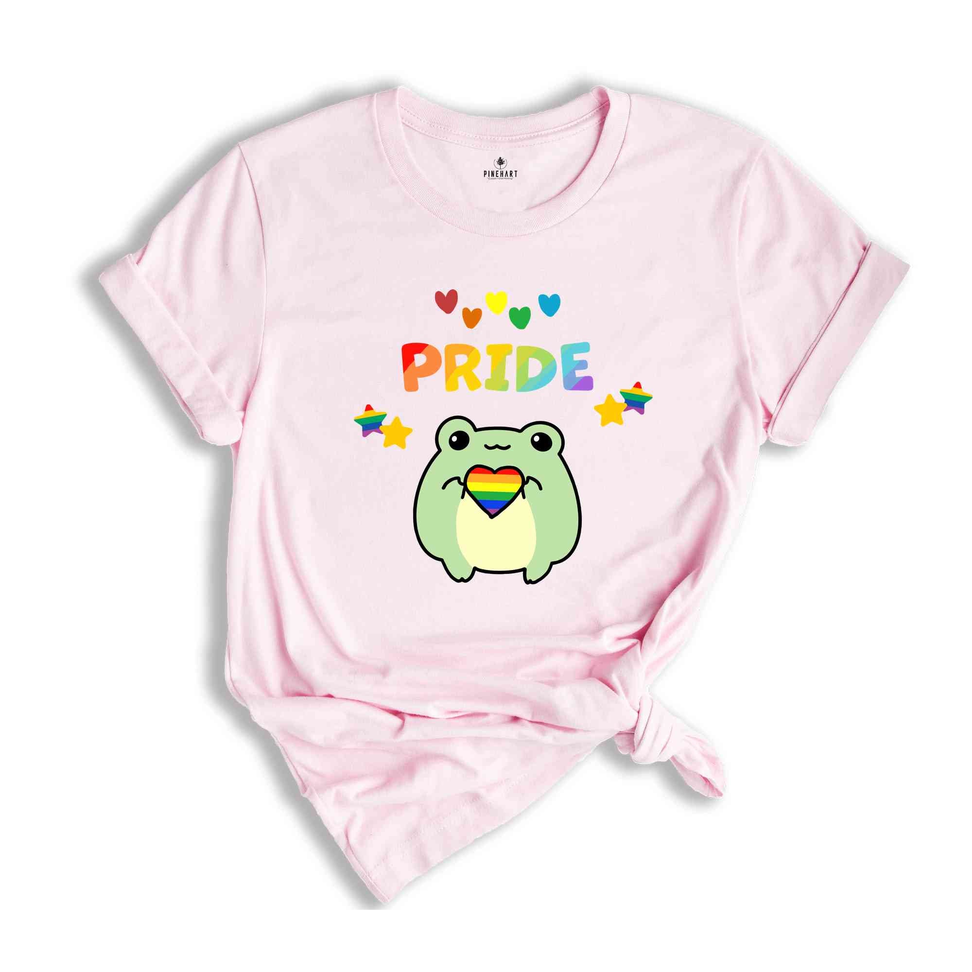 Adorable Lgbt Frog Shirt, Funny Frog Shirt, Gay Pride Shirt, Cottagecore Shirt, Cute Frog Shirt, Lgbt Pride Shirt