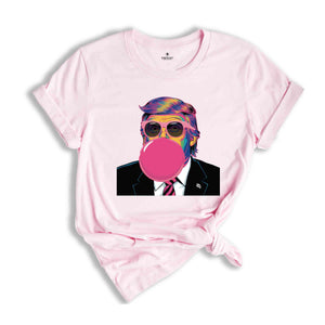 Pink Sun Glasses Trump Bubble Gum Shirt, Republican Shirt, Trump Supporters T-Shirt, Trump Sweatshirt, President 2024 T-Shirt