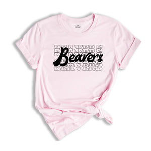 Team Mascot Shirt, Beavers Team Shirt, Beavers Team Spirit Shirt, Beavers Fan Shirt, Beavers School Shirt, Beavers School Spirit