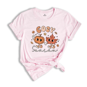 Cozy Season Shirt, Cute Fall Shirt, Fall Shirt Gift, Autumn Shirt, Hello Fall Shirt, Tis The Season Shirt, Fall Pumpkin Shirt