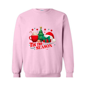 Tis The Season Sweatshirt, Christmas Tis The Season Sweatshirt, Merry Christmas Shirt, Christmas Sweatshirt, Cute Winter Sweatshirt