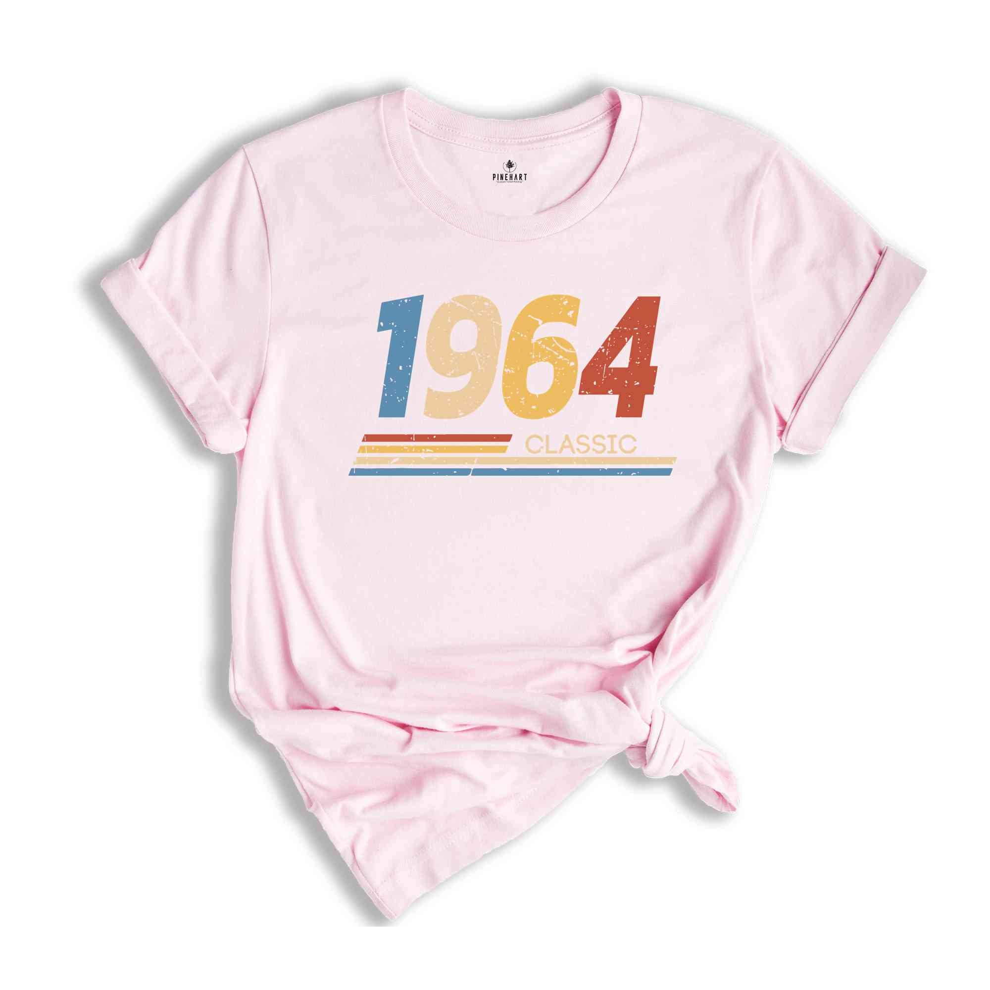 1964 Classic T-Shirt, Vintage Birthday Shirt, Vintage 1964 Shirt, 60th Birthday Shirt, 60th Birthday Gifts, Vintage Tee