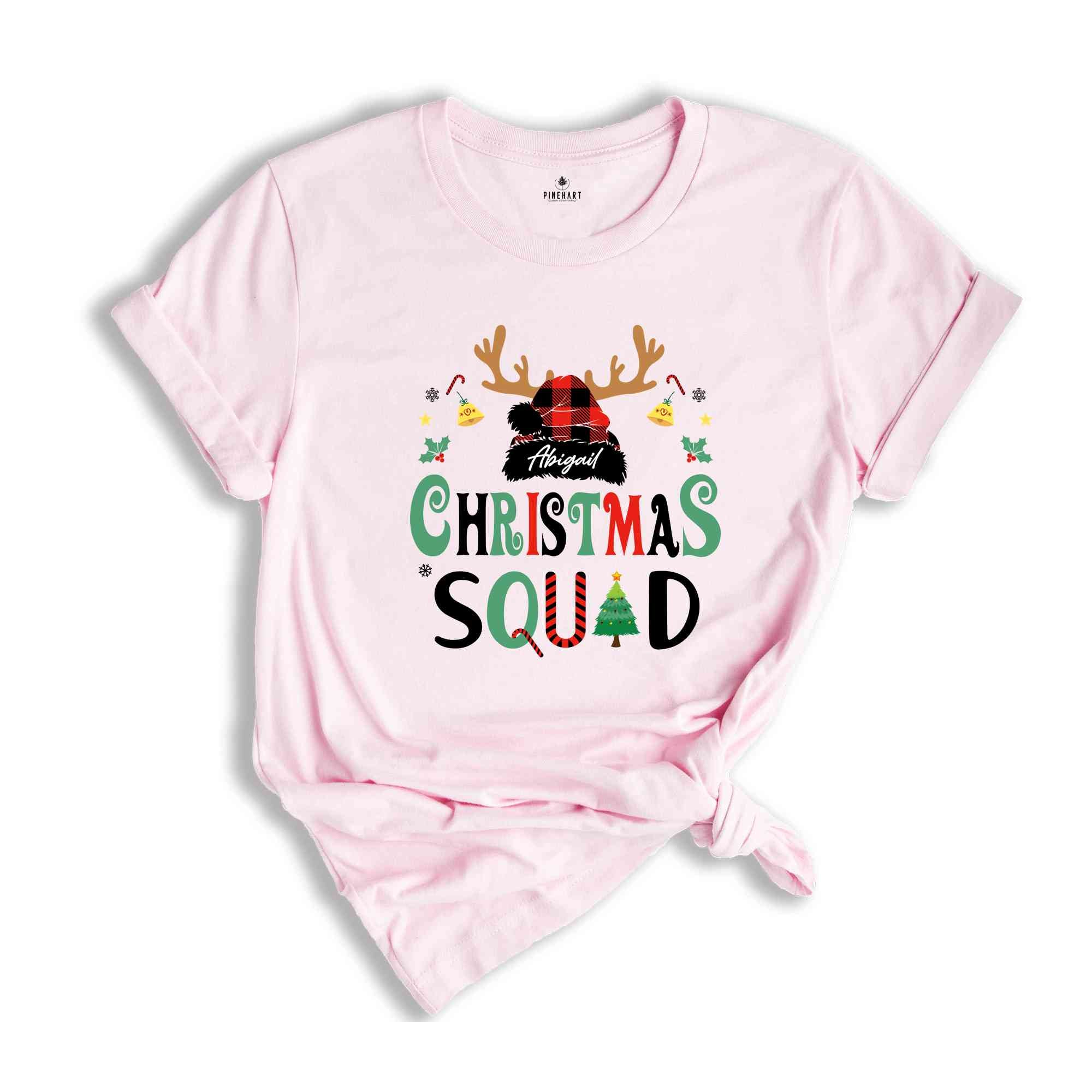 Custom Family Christmas Squad Shirt, Personalized Christmas, Christmas Matching Shirt, Christmas Family Shirt, Family Christmas Party