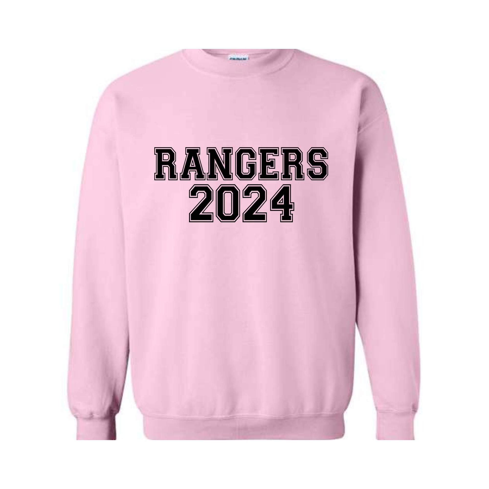 Team Mascot  Rangers Team , Mascot Crewneck, School Team Spirit, Rangers Sweatshirt, Rangers School , Rangers Football