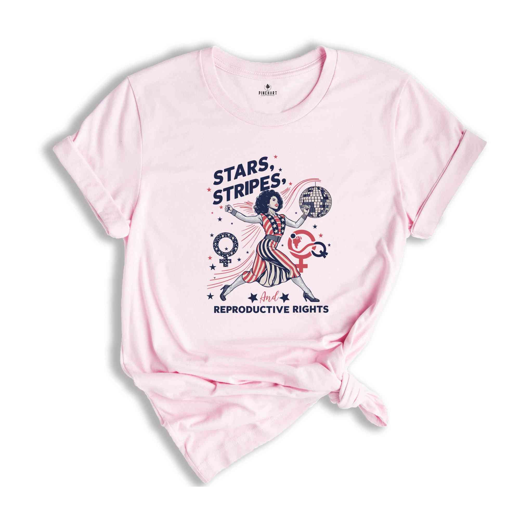 Stars stripes and reproductive rights Shirt, Roe v wade shirt, Election tshirts, Leftist Shirt, Feminist Shirt