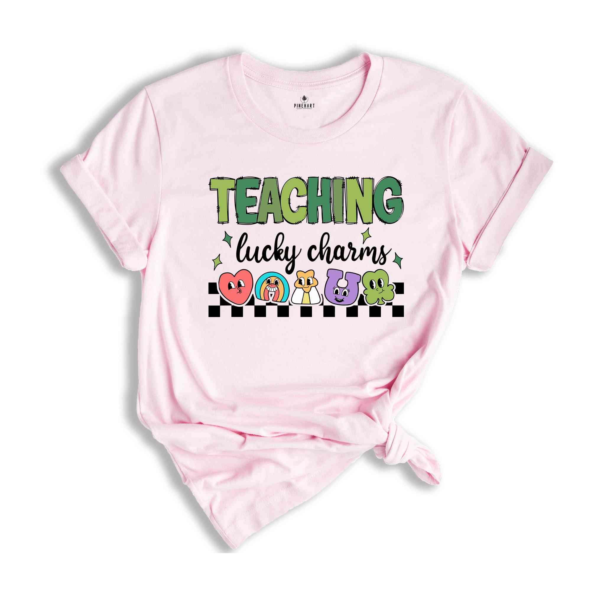 Teaching Lucky Charms Shirt, Lucky Teacher Shirt, Saint Patrick\'s Day Teacher Tee, Teachers Lucky Charms Patricks Day Gifts