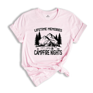 Life is Better By The Campfire Shirt, Adventure T-Shirt, Camping Heart Tee, Travel Shirt, Adventure T-Shirt, Gift for Camping Lover