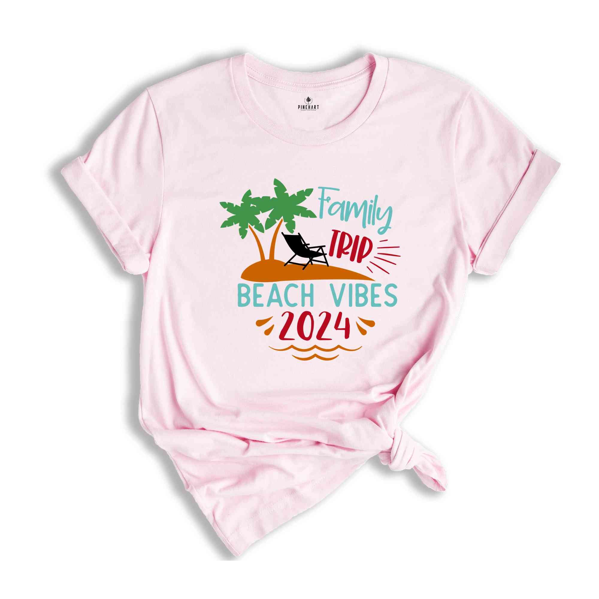 Family Trip Beach Vibes Shirt, Family Vacation Shirt, Summer Vibe Shirt, Family Cruise Shirt, Family Matching Shirt