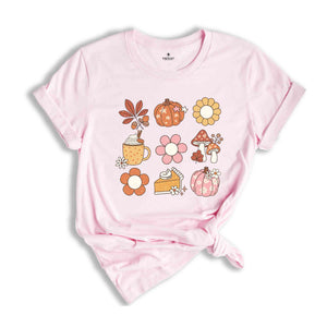 Retro Fall Shirt, Fall Vibes Shirt, Thanksgiving Shirt, Autumn pumpkin Shirt, Pumpkin Spice Shirt, Thankful Mom Shirt, Fall Autumn Shirt