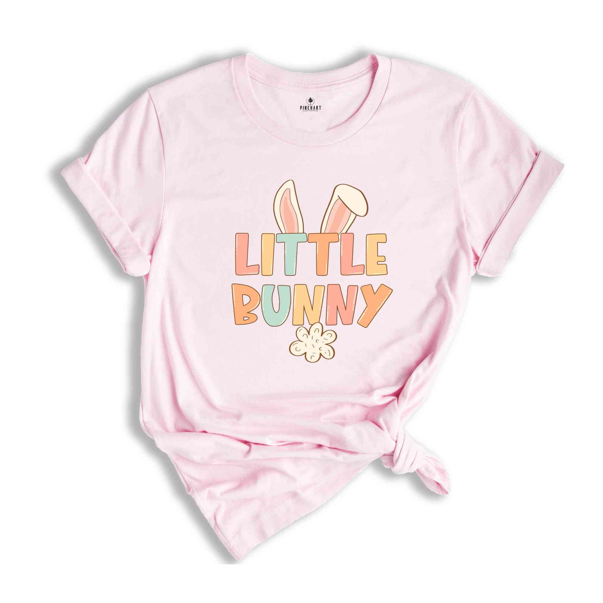 Little Bunny Shirt, Girls Cute Easter Tee, Cute Easter Day Shirt, Easter Bunny Shirt, Easter Day Gift