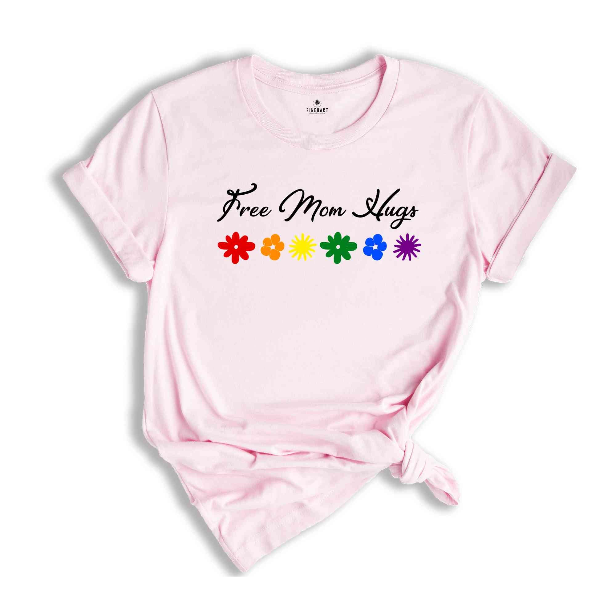 Free Mom Hugs Shirt, Pride Mom Shirt, Pride Shirt, LGBTQ Shirt, Gay Gift Shirt, Lesbian Shirt, Proud Mom Shirt, Lesbian Shirt