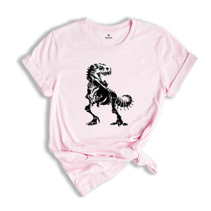 Dinosaur Skull Shirt, Dinosaur Fossil T-Shirt, Dinosaur Skeleton Tee, Paleontology Shirt, Funny Dinosaur Shirt