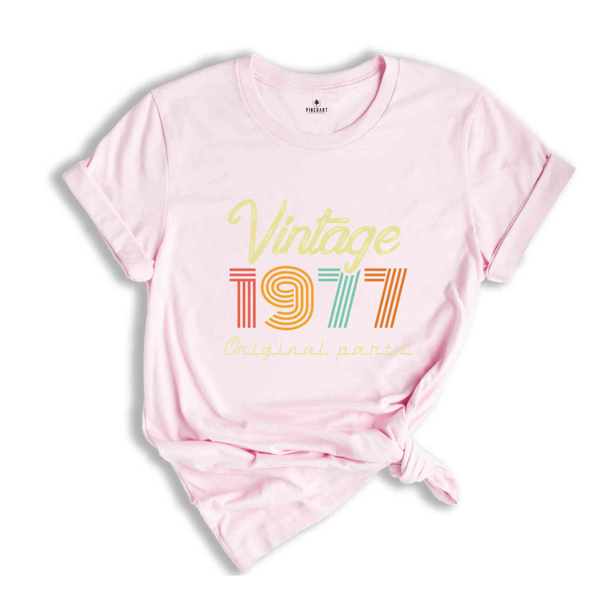 47th Birthday Shirt, Vintage 1977 Shirt, 47th Birthday Gift Women, 47 Years Birthday Shirt, 1977 Birthday Shirt, Retro 47th Birthday Tee