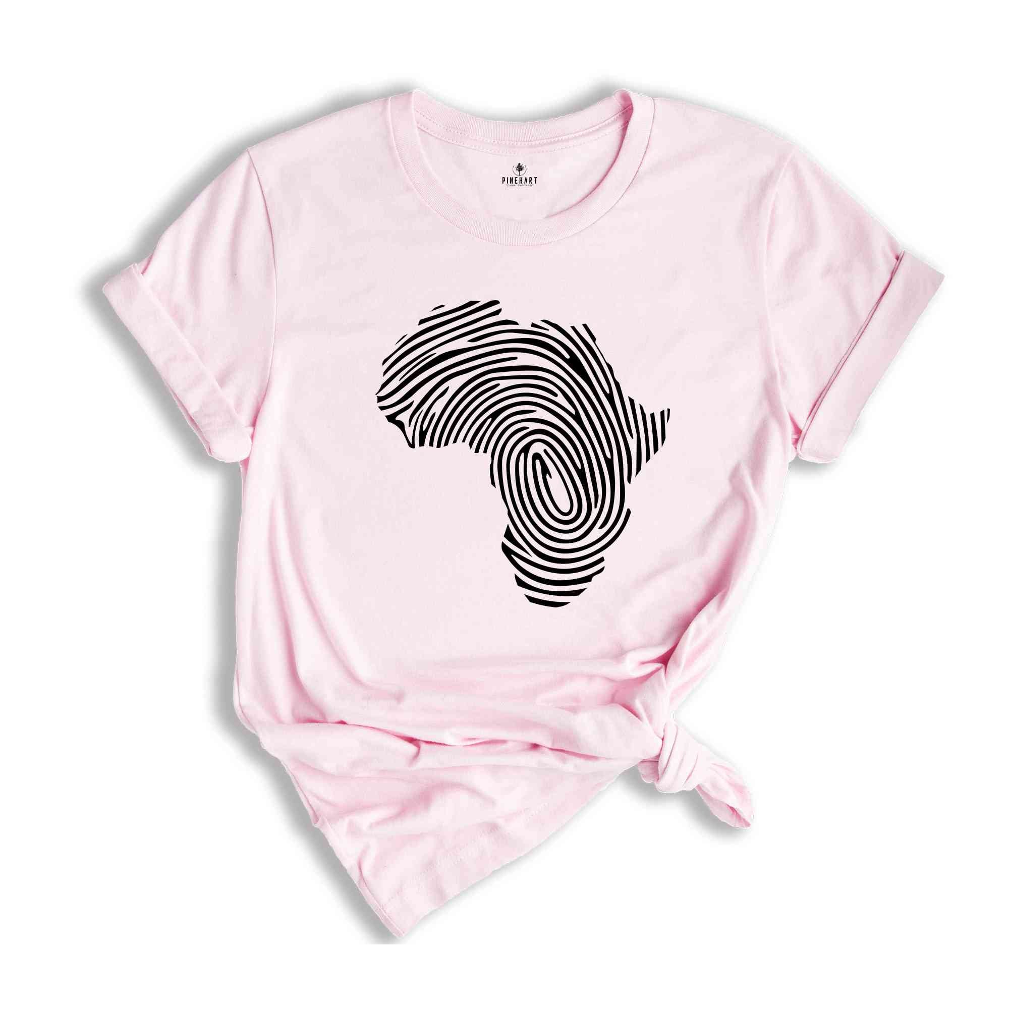 Black Lives Matter Shirt, African Fingerprint Shirt, Mama Africa Shirt, Mother Africa Shirt, Black Women Tee, Black History Shirt, BLM Shirt