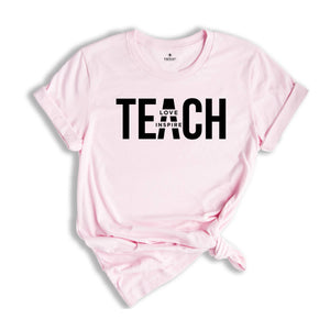 Cool Teacher Shirt, Inspirational Teacher Shirts, Teacher Photoshoot Shirt, Back To School Shirt, Best Teacher Shirts, Teacher Gift Ideas