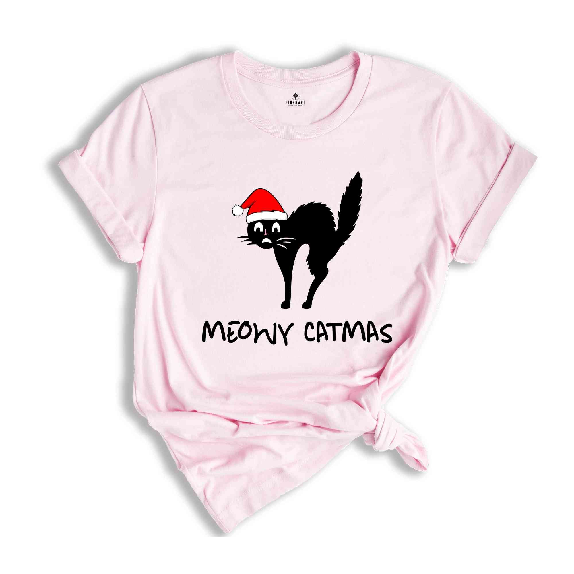 Meowy Catmas Shirt, Christmas Shirt, Christmas Cat Shirt, Cat Lover Shirt, Funny Christmas Shirt, Christmas Gift