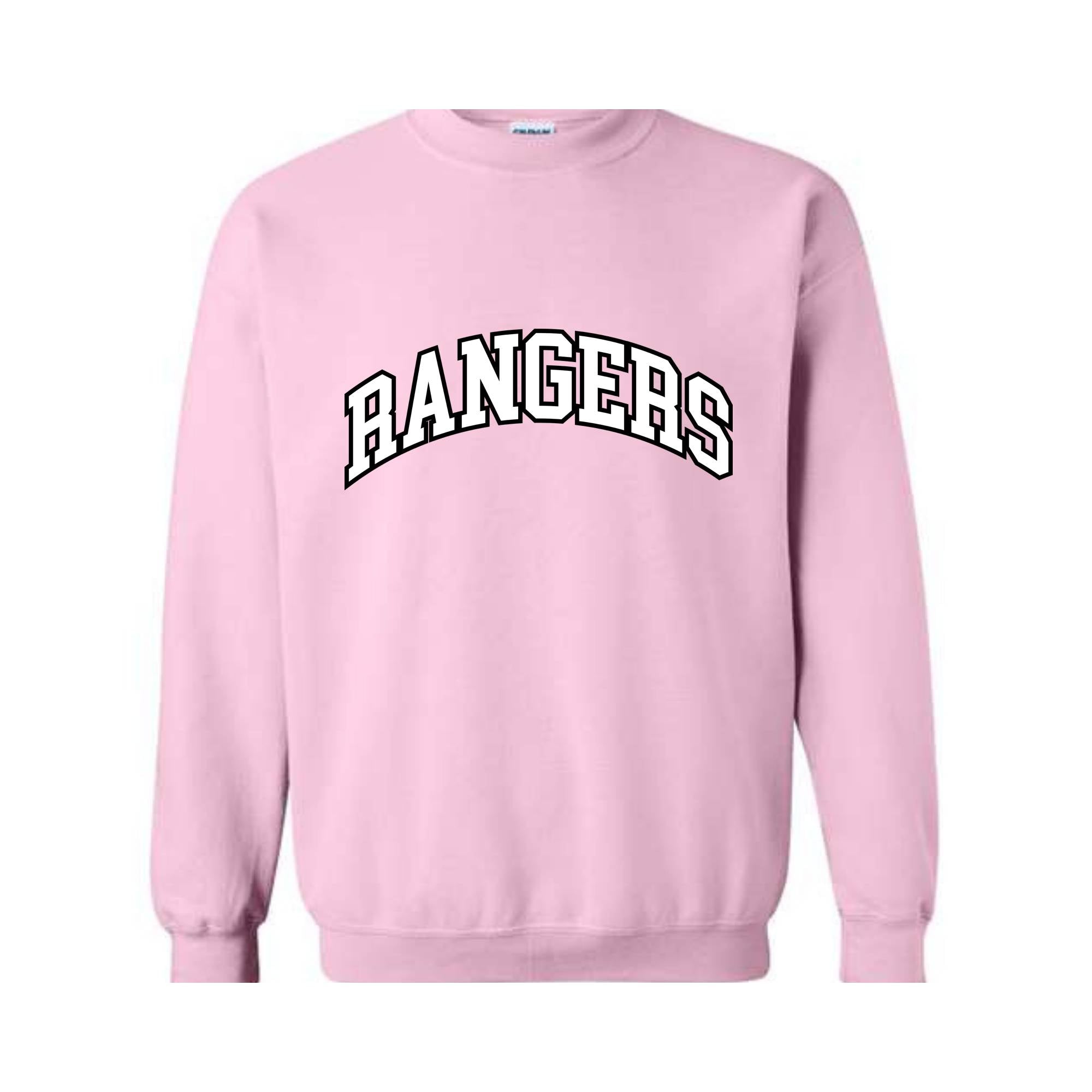 Team Mascot Sweatshirt, Rangers Team, Rangers Football Sweatshirt, Rangers Fan Sweatshirt, Rangers School Sweatshirt