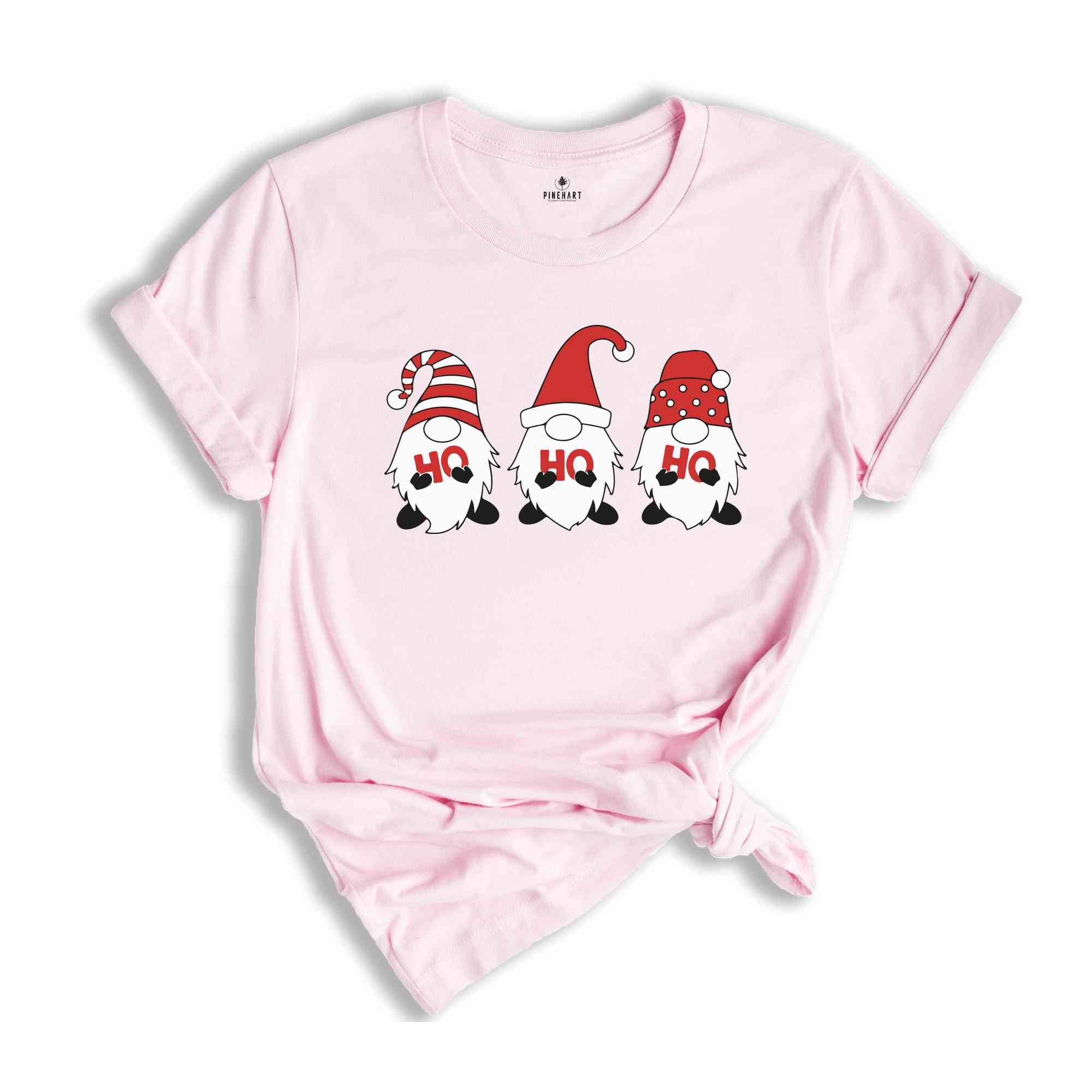 Ho Ho Ho Shirt, Christmas Gnome Shirt, Trendy Christmas Shirt, Gnomes Tee, Gnome Holiday Shirt, Christmas Party Shirt, Holiday Shirt