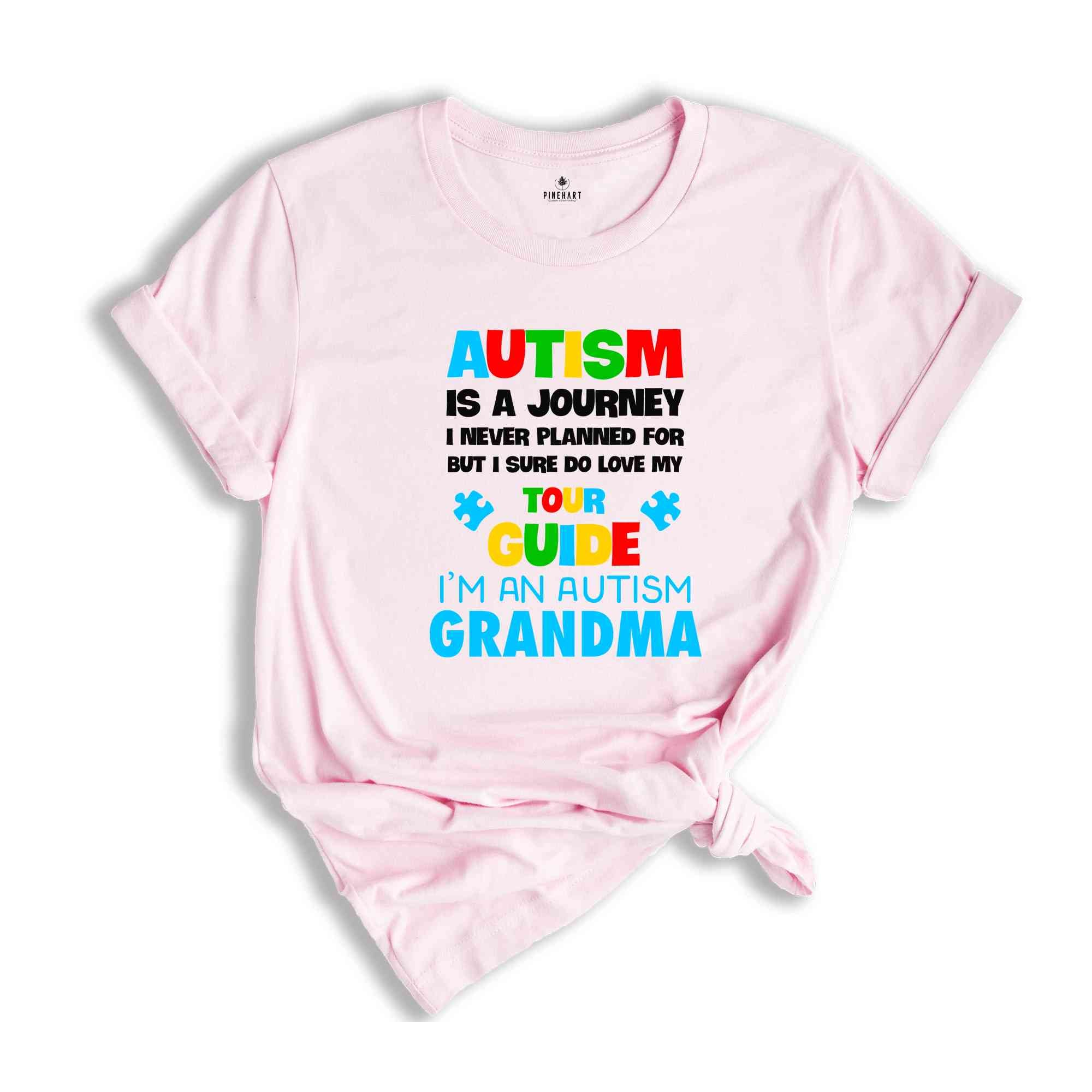 Autism Is A Journey Shirt, Autism Grandma Shirt, Autism Awareness Shirt, Neurodiversity Shirt, Puzzle Piece, ADHD Shirt, Autism Month Shirt