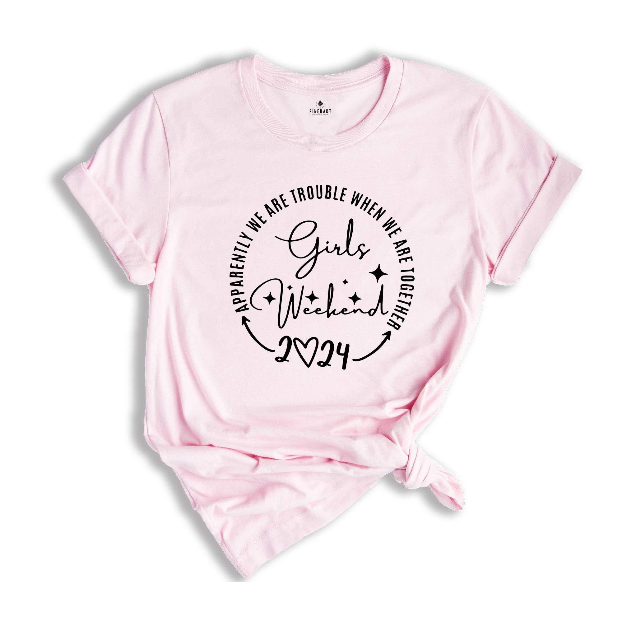 Girls Weekend 2024 Shirt, Girls Trip 2024 Shirt, Girls Vacation, Matching Girls Shirt, Girl's Trip 2024, Vacation T-Shirt, Girls Vacation