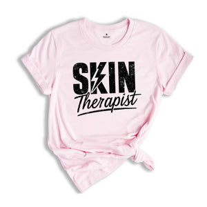 Retro Esthetician Shirt, Skin Therapist Tshirt, Aesthetician Gifts, Esthetician Graduation Gift, Skin Babe Tee, Checker Beautician Tee