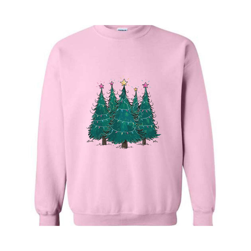 Christmas Trees Sweatshirt, Christmas Shirts For Women, Christmas Sweater, Shirts For Christmas