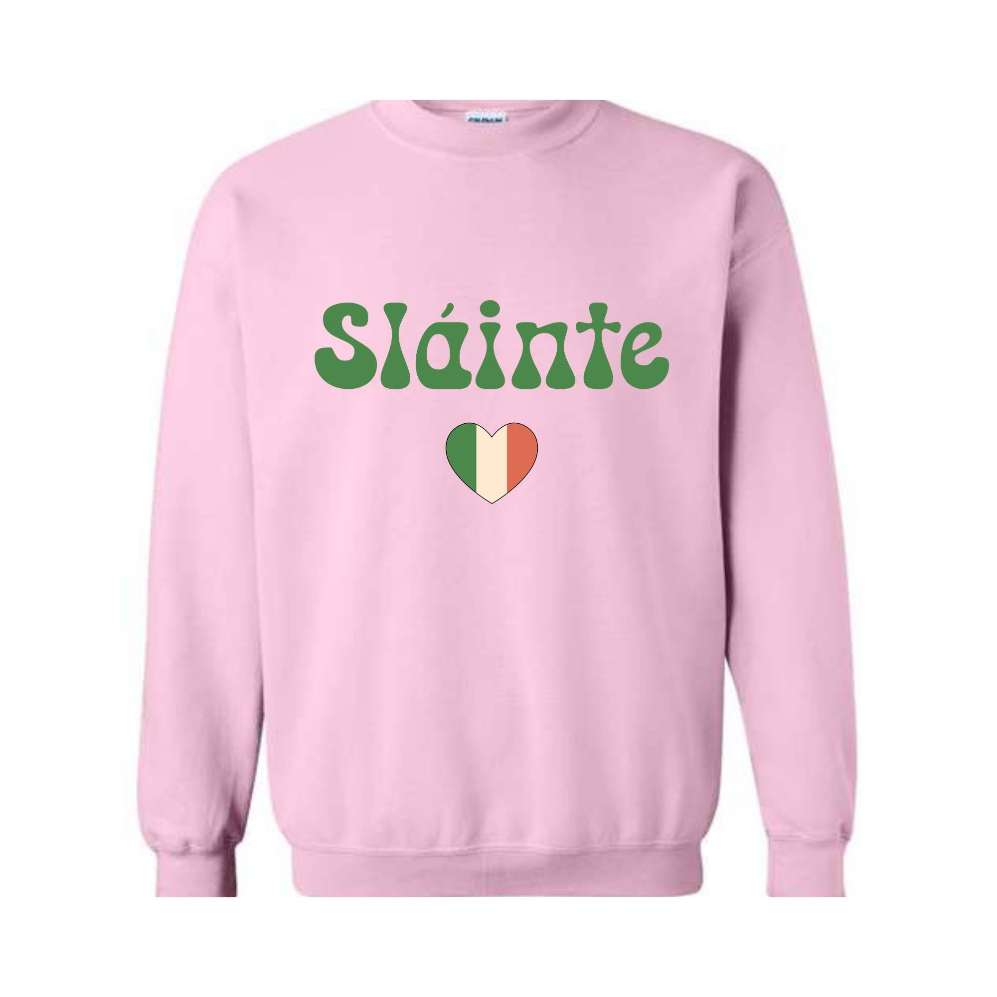 Slainte Sweatshirt, Luck of the Irish, Irish Sweatshirt, Irish Clothing, St Patrick's Day Sweatshirt, Lucky Sweatshirt, Womens St Patricks