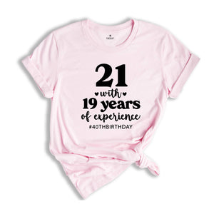 Funny 40th Birthday Shirt, 40th Birthday Tee, Vintage 1984 Shirt, Birthday Trip Shirt, Birthday Gift