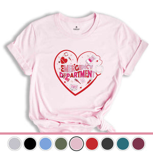 Emergency Department Valentine Shirt, Emergency Department, Er Nurse Shirt, Emergency Department, Er Tech Shirt