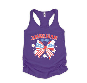 American Girl Tank Top, Fourth Of July Outfit, July 4th Tank, 4th Of July Tank Top, USA Shirt, USA Tank Top, Independence Day Shirt