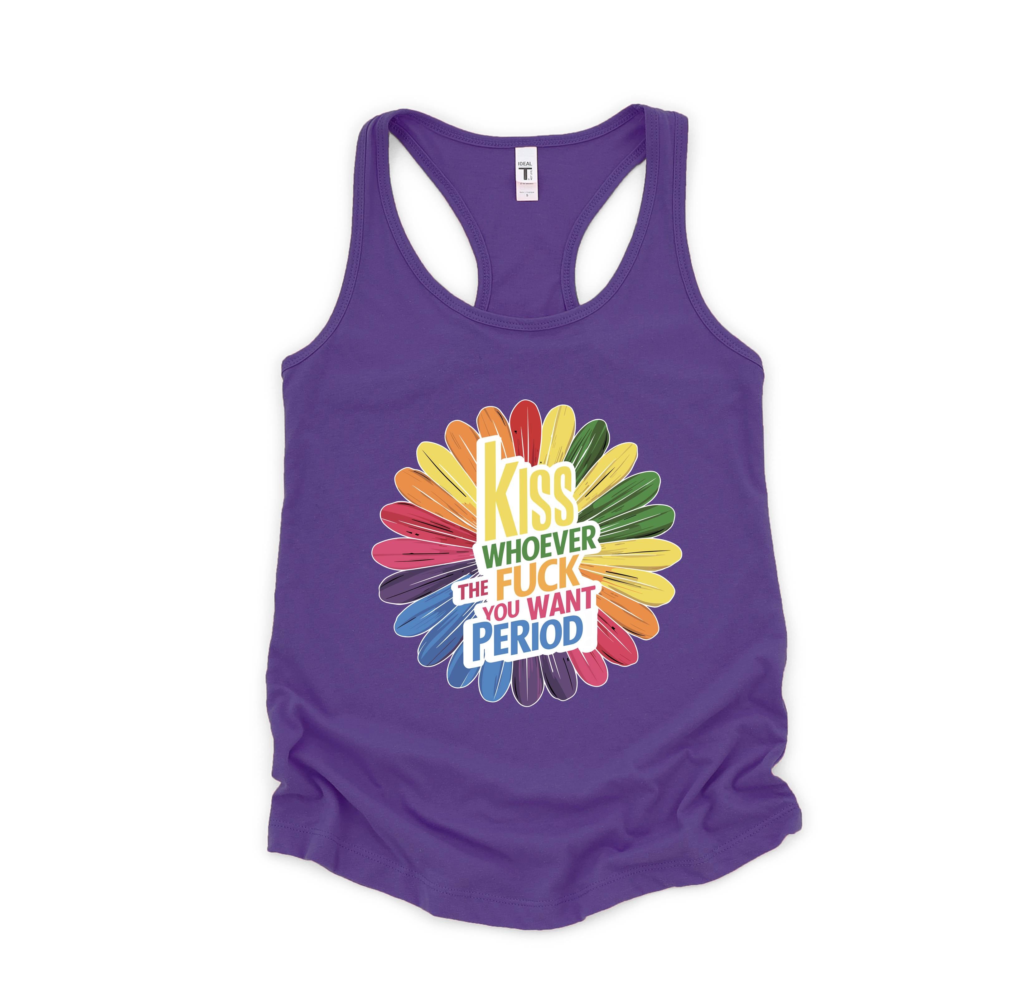 LGBTQ Pride Tank Top, Rainbow Colors Pride Tank, Equality Tank, Colorful LGBT Couple Tank, LGBTQ Support Tank, Unisex Tank Top