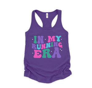 In My Running Era Tank Top, Runners Shirt, Gift for Runner, Friend Gift, Runner Gift, Running Tank, Racerback Tank Gift