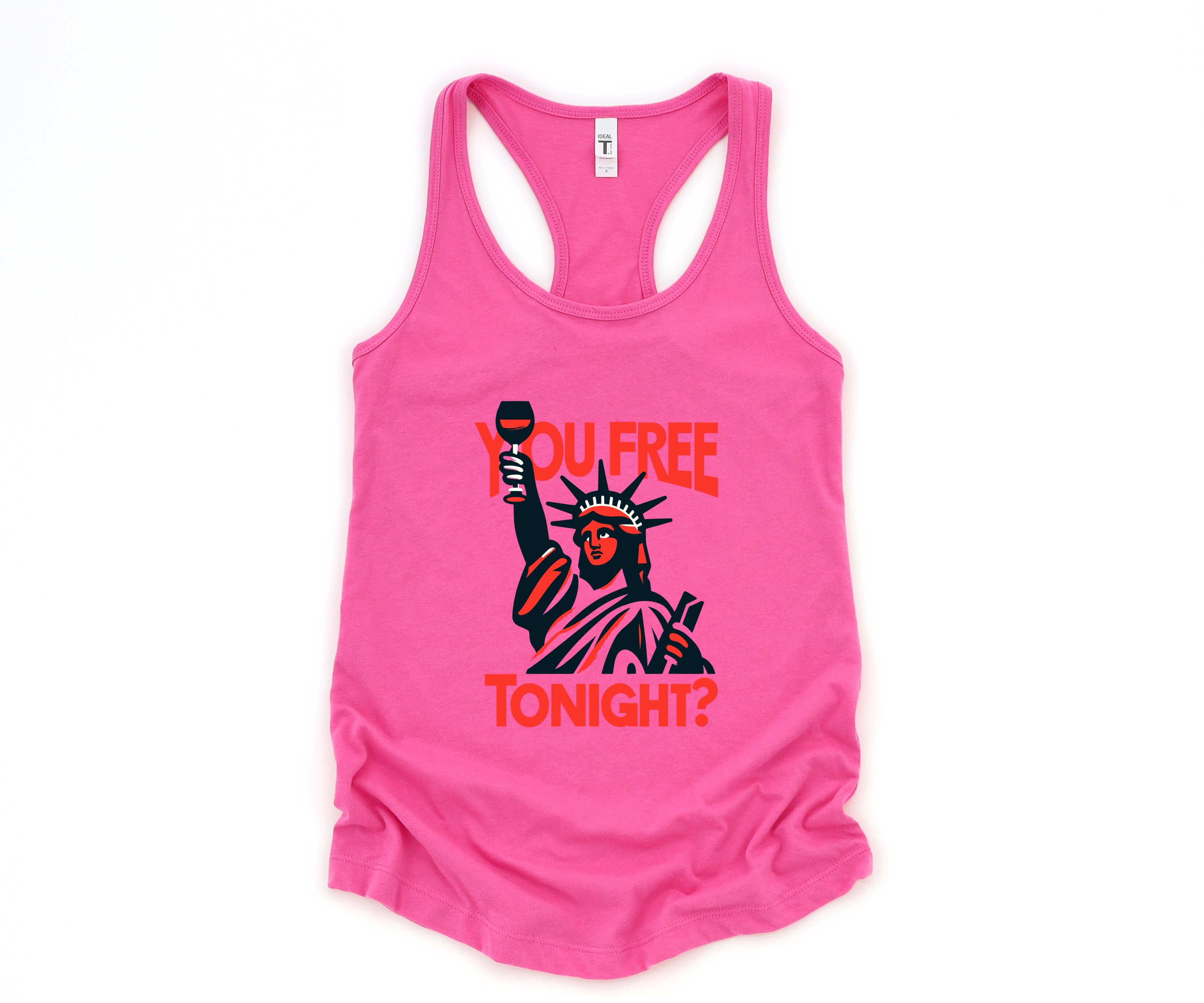 Are You Free Tonight Tank, 4th Of July Tank, Statue of Liberty 4th of July Tank Top, America Tank Tops