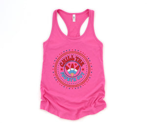 Chill The Fourth Out Tank, Funny 4th of July Tank, Retro 4th of July Tank, Independence Day Tank, American Popsicle Tank