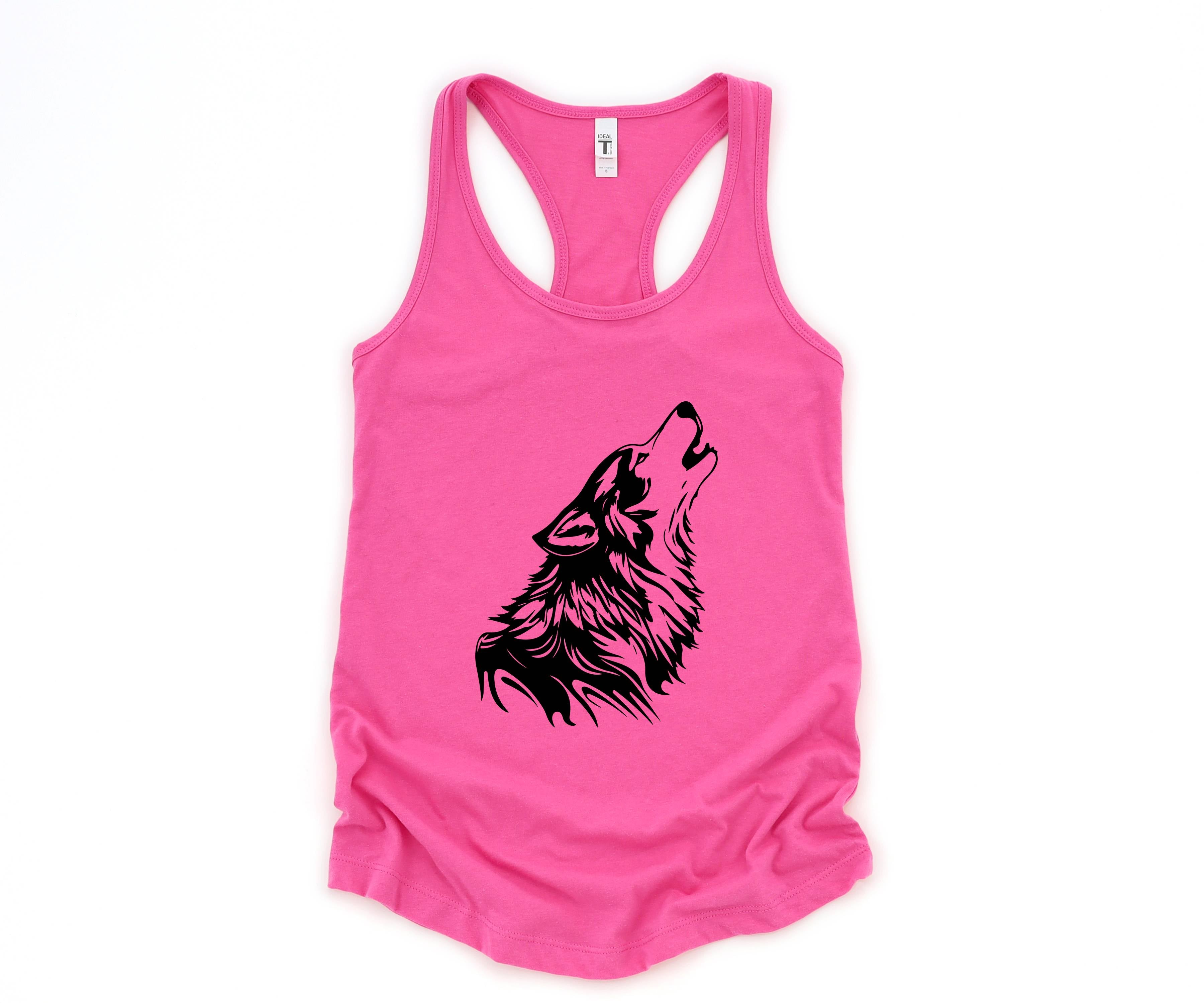 Wolf Tank Top, Howling Wolf Tank Top , Wolves Tank Top, Animal Tank Top, Camp Tank Top, Girls Tank Top, Gift for Mom