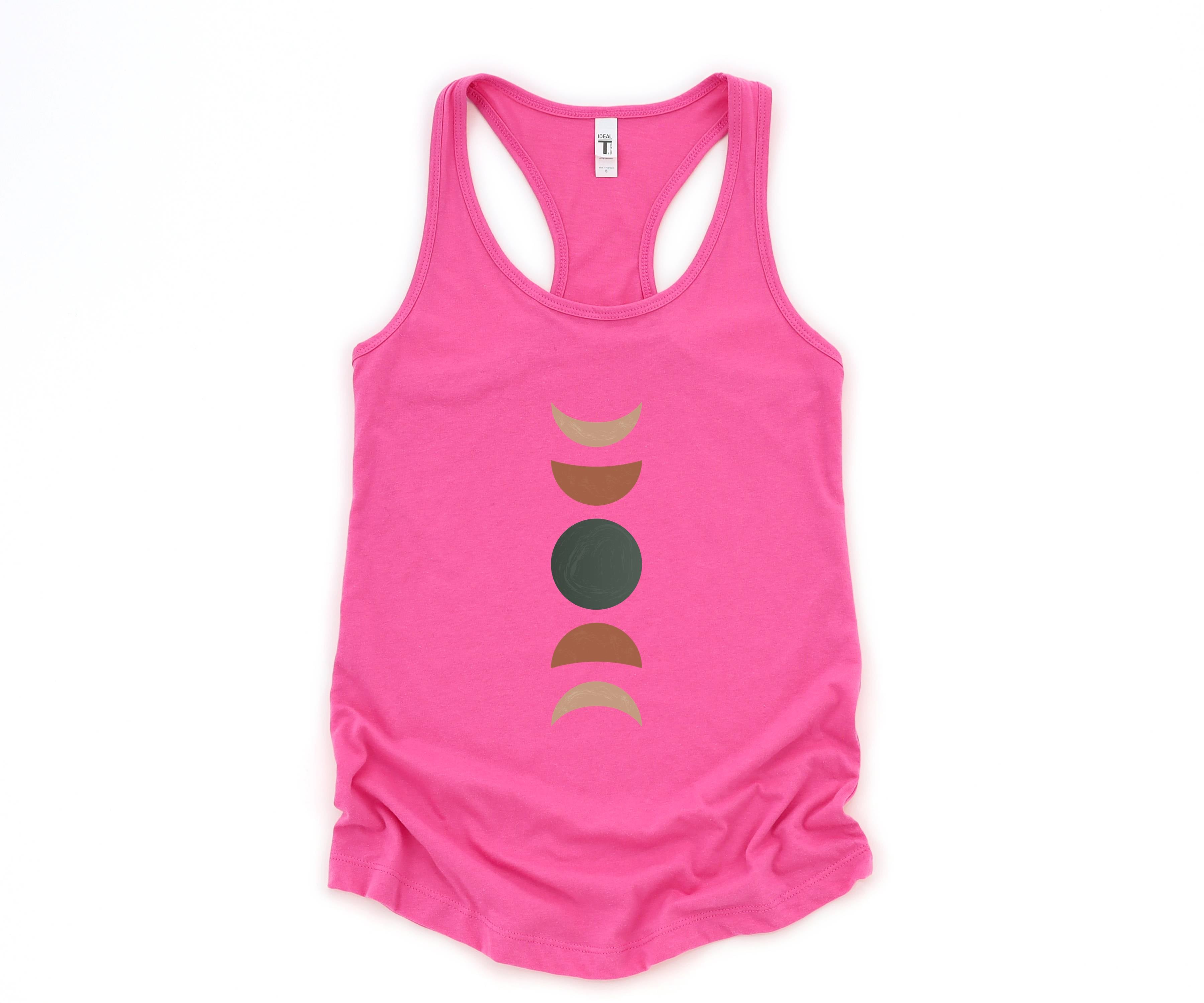 Terracotta Moon Phase Tank Top, Moon Phases Tank Top, Clay Moon Phase Tank Top, Cute Summer Tank Top, Cute Mom Tank Top