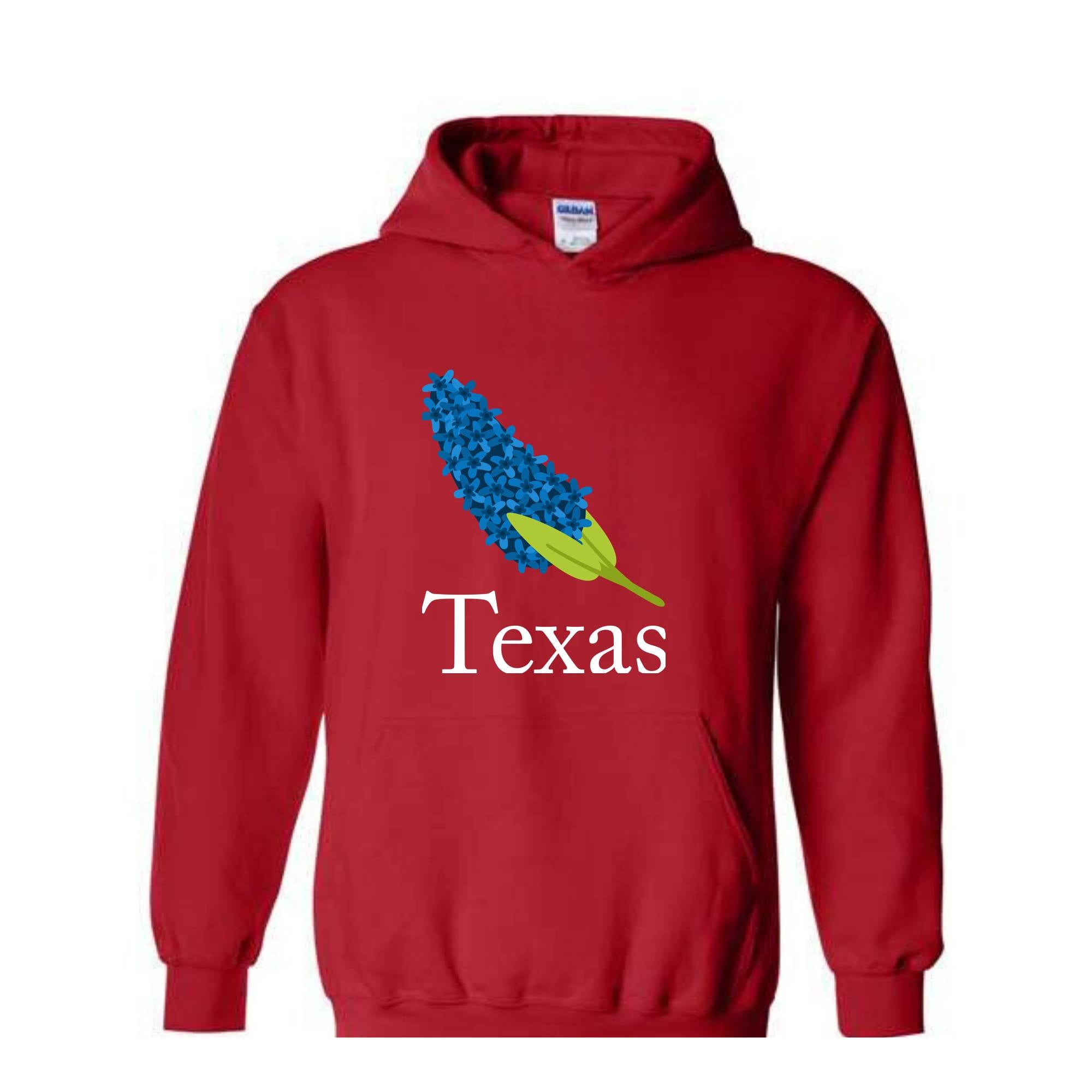 Texas Bluebonnets Hoodie, Texas Hoodie, State Hoodie, Home State Hoodie, Texas Flower Hoodie, Austin Texas Hoodie