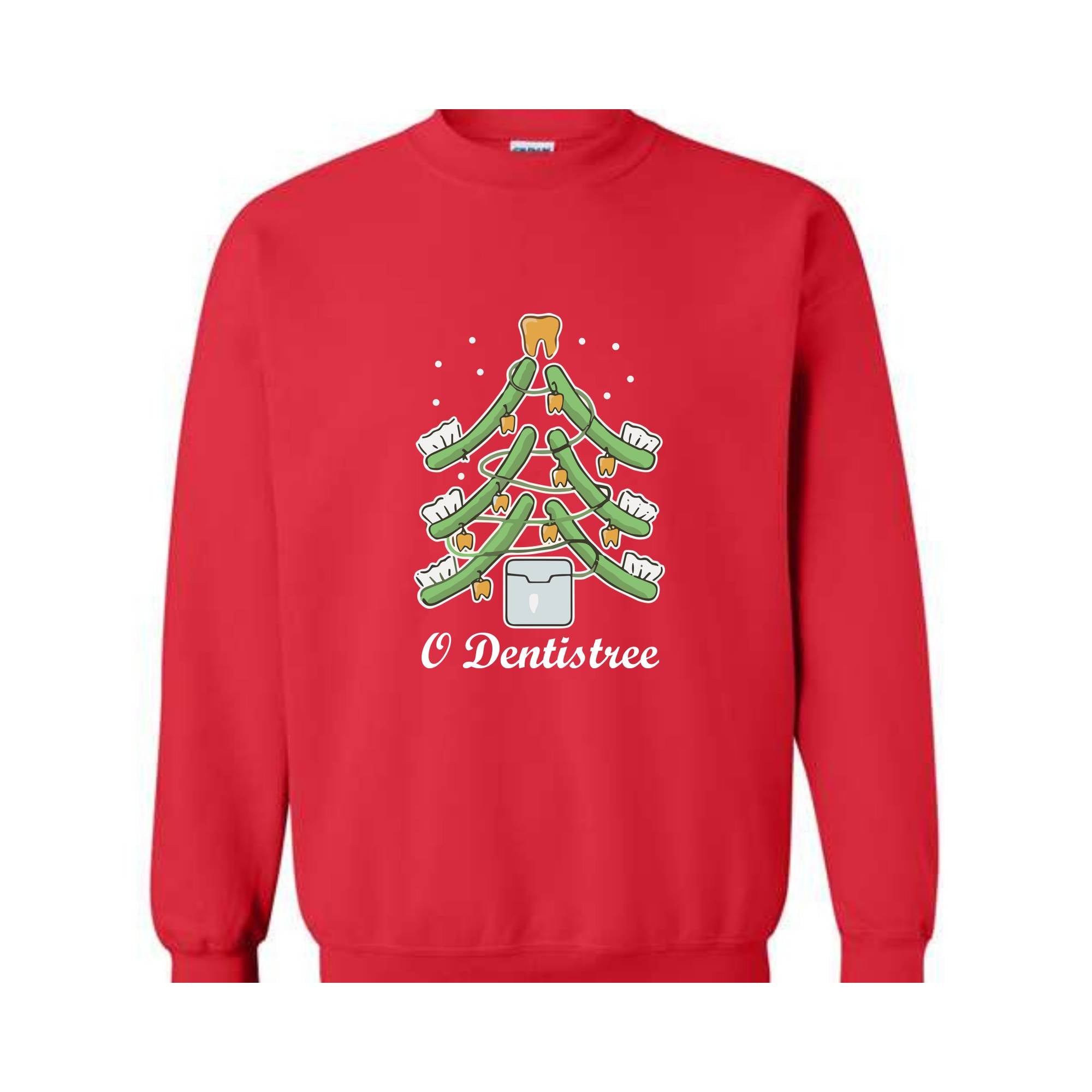 Oh Dentistree Sweatshirt, Christmas Dental Hoodie, Dental Hygienist Tree Hoodie, Dentist Office Assistant Sweater, Santa Hoodie