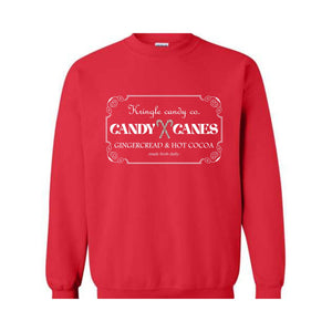 Kringle Candy Co. Sweatshirt, Candy Cane Sweat, Christmas Sweatshirt