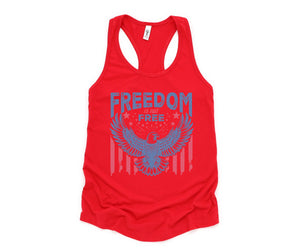 Freedom Is Not Free Tank Top, July 4th Tank Top, USA Tank Top, Fourth Of July Outfit, Patriotic Top, Independence Day, 4th Of July Tank Top