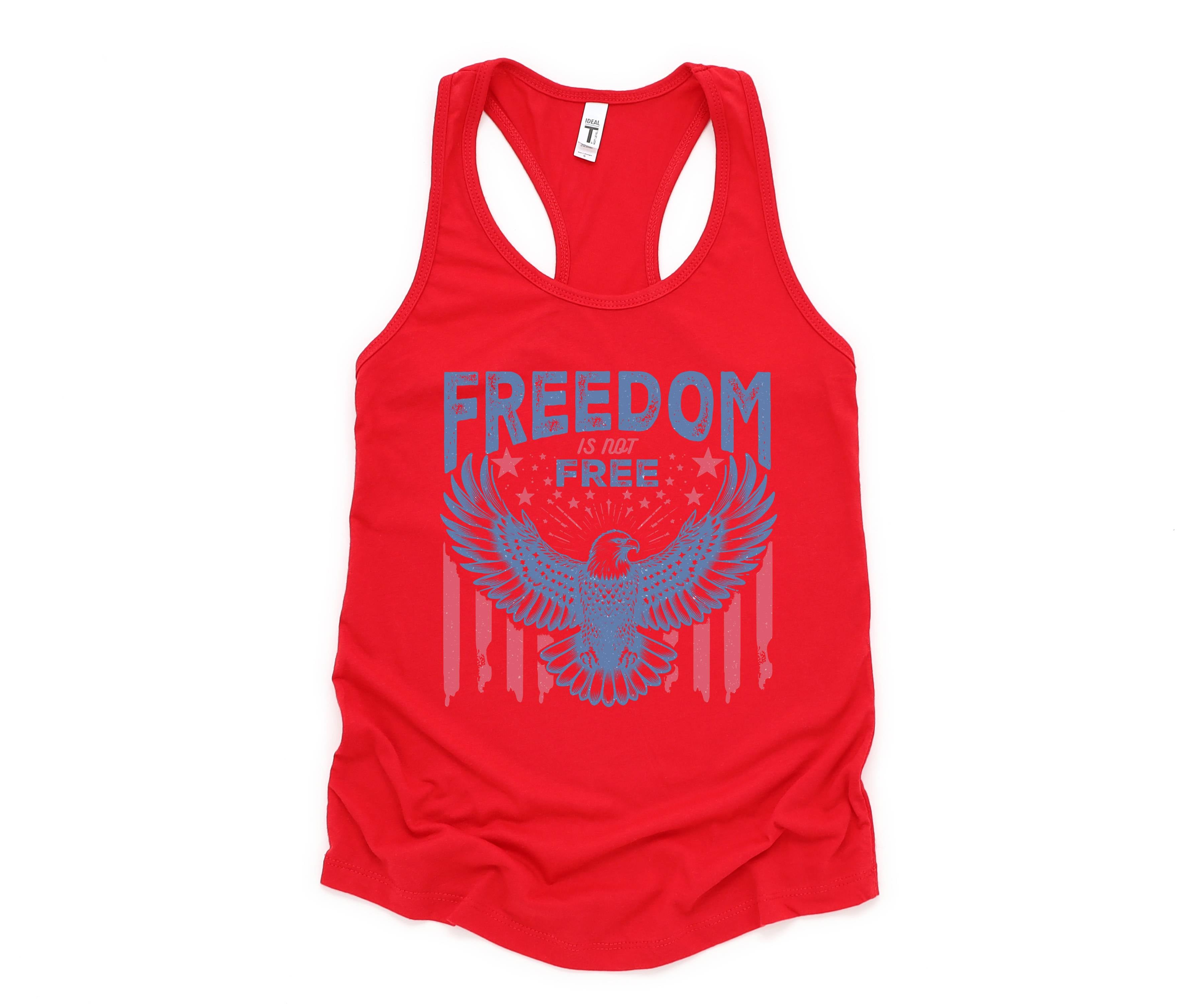 Freedom Is Not Free Tank Top, July 4th Tank Top, USA Tank Top, Fourth Of July Outfit, Patriotic Top, Independence Day, 4th Of July Tank Top