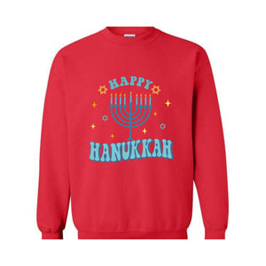 Happy Hanukkah Sweatshirt, Funny Christmas Sweatshirt, Holiday Sweater, Merry Chrismukkah Sweatshirt, Hanukkah Gift