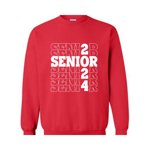 Senior 2024 Sweatshirt, Class of 2024 Sweater, Senior hoodie, Class 2024 Hoodie, Graduation Shirt, High School Graduation Gift