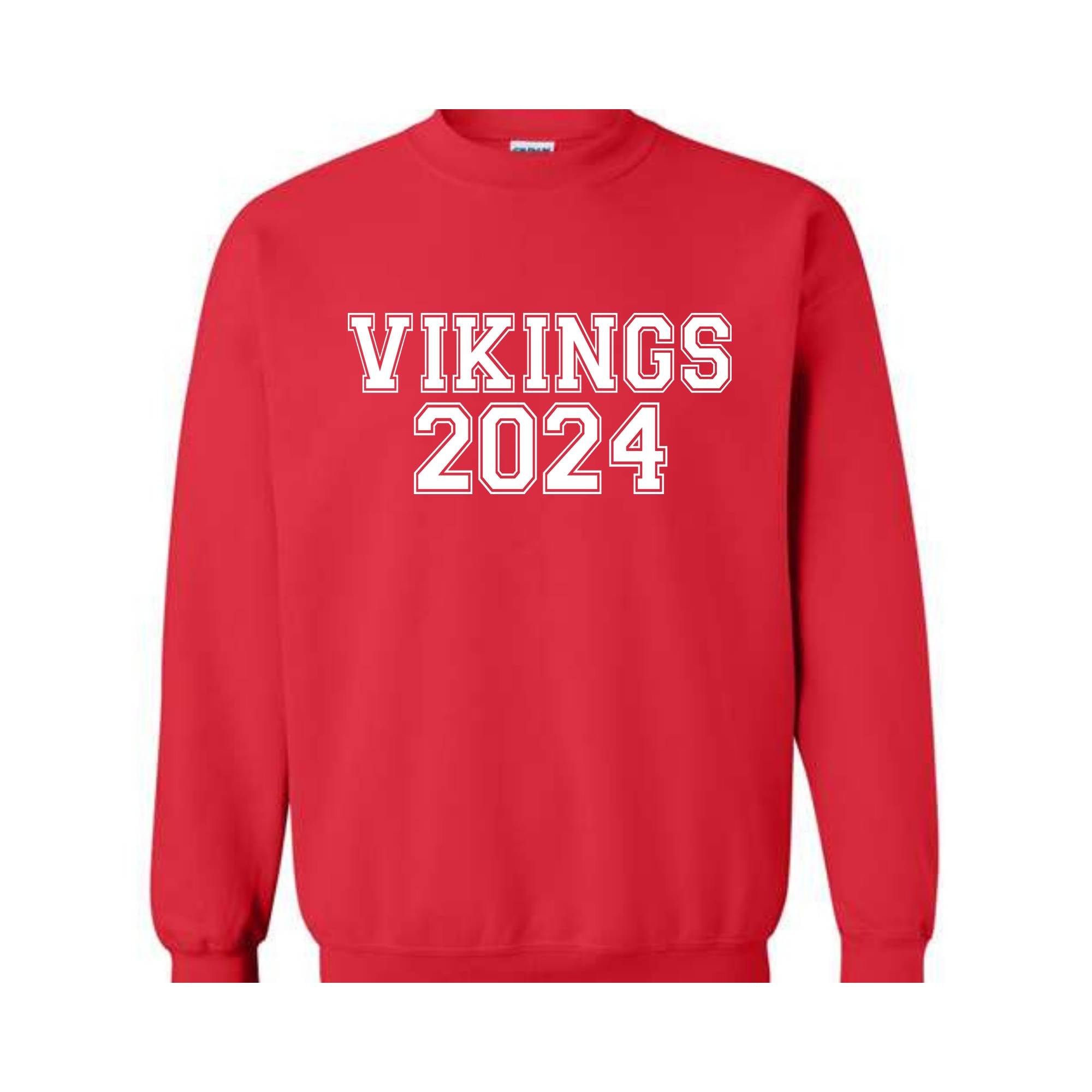 Team Mascot Hoodie, Vikings Team, Mascot Crewneck, School Team Spirit, Vikings Sweatshirt, Vikings School Hoodie, Vikings Football