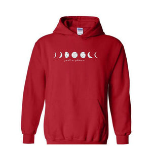 Just a Phase Moon Hoodie, Moon Hoodie, Sweatshirt Women Moon, Just a Phase Hoodie, Boho Moon Sweatshirt, Celestial Sweatshirt