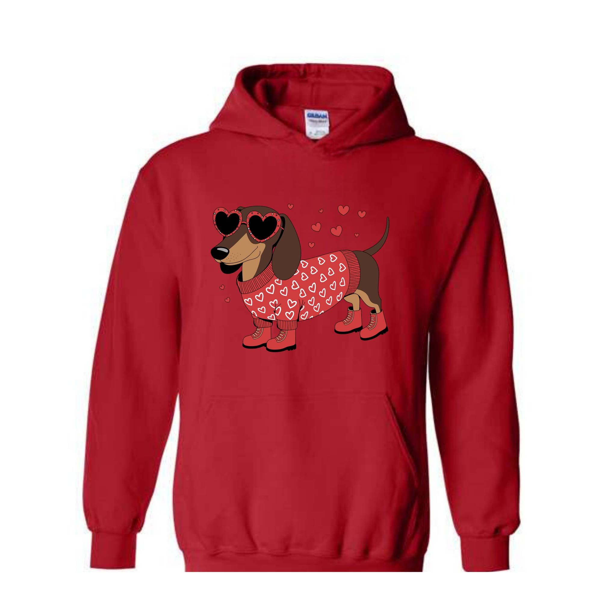 Dog Valentine Sweatshirt, Valentine Dog Hoodie, Dog Sweatshirt, Pet Lover Gift, Valentines Day Hoodie, Gift for Dog Mom