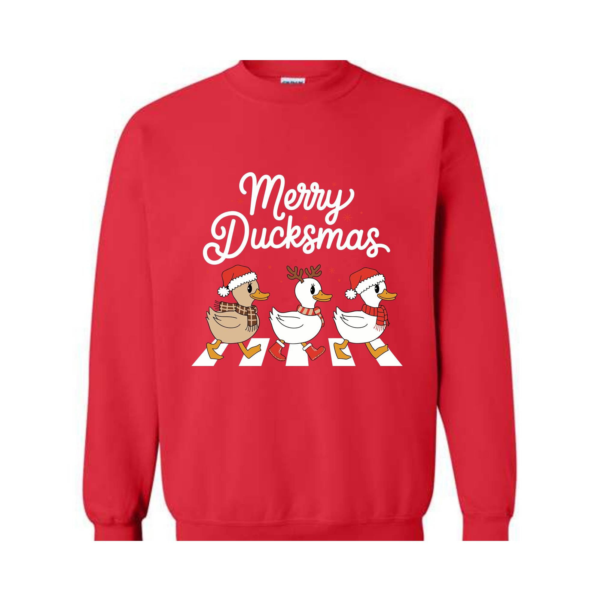 Merry Ducksmas Sweatshirt, Ducks Christmas Sweatshirt, Funny Ducks Christmas Hoodie, Duck Lover Hoodie, Holiday Hoodie, Mom Gift