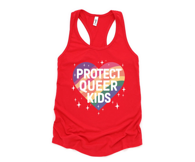 Protect Queer Kids Tank Top, Gay Pride Ally Shirt, Queer Tank Top, LGBT Tank Top, Equality Tank Top, Protest Shirt, Love Is Love Shirt